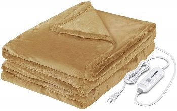 Wapaneus Heated Soft Plush Blanket