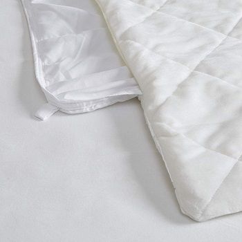 White Beautyrest Quilted Weighted Blanket review