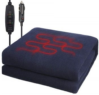 GLIME 12 Volt Electric Travel Blanket