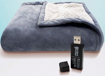 Perfect Prime USB Heated Fleece Blanket review