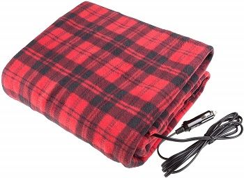 Stalwart 12v Electric Heated Car Blanket