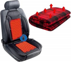 Sojoy 12v Heated Car Seat Cover